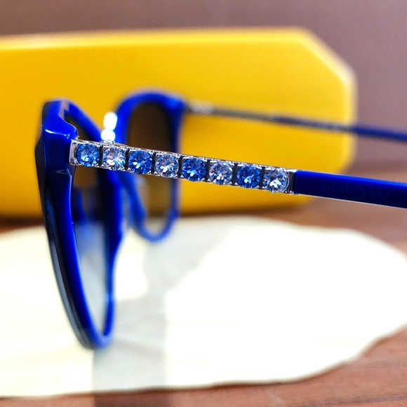 AUTH NEW Swarovski SK0309 Blue Sunglasses - Picture 8 of 10